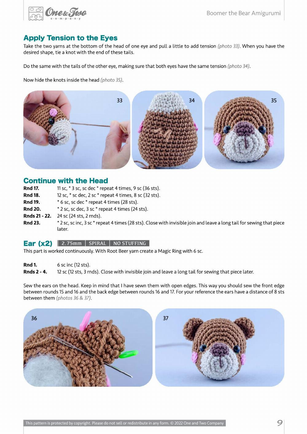 boomer the bear amigurumi