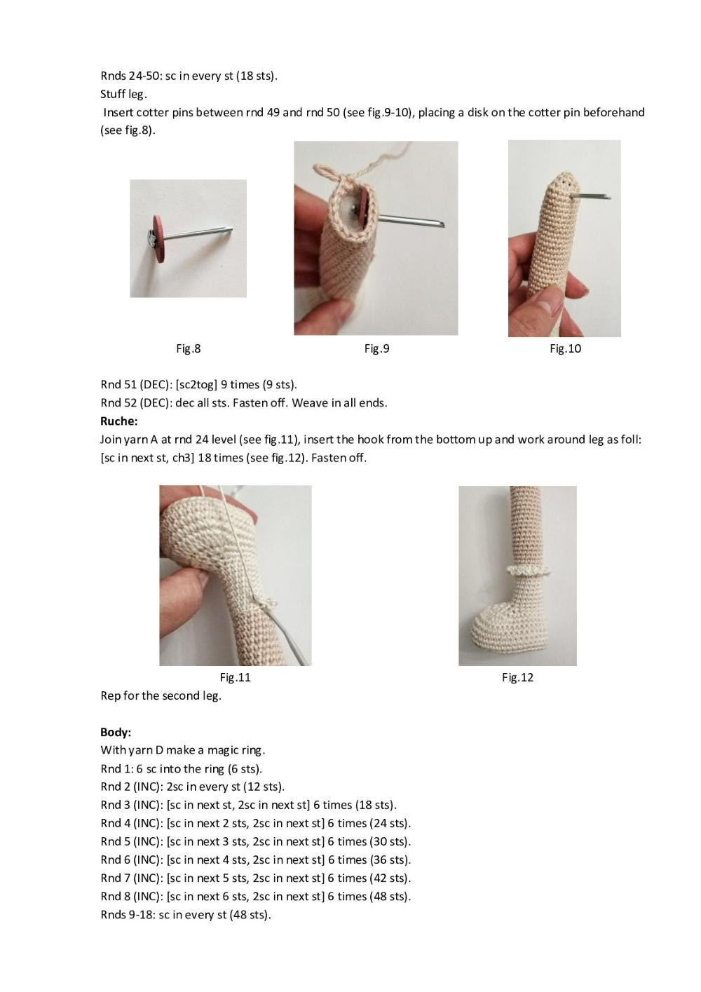 Bunny Doll Crochet Pattern