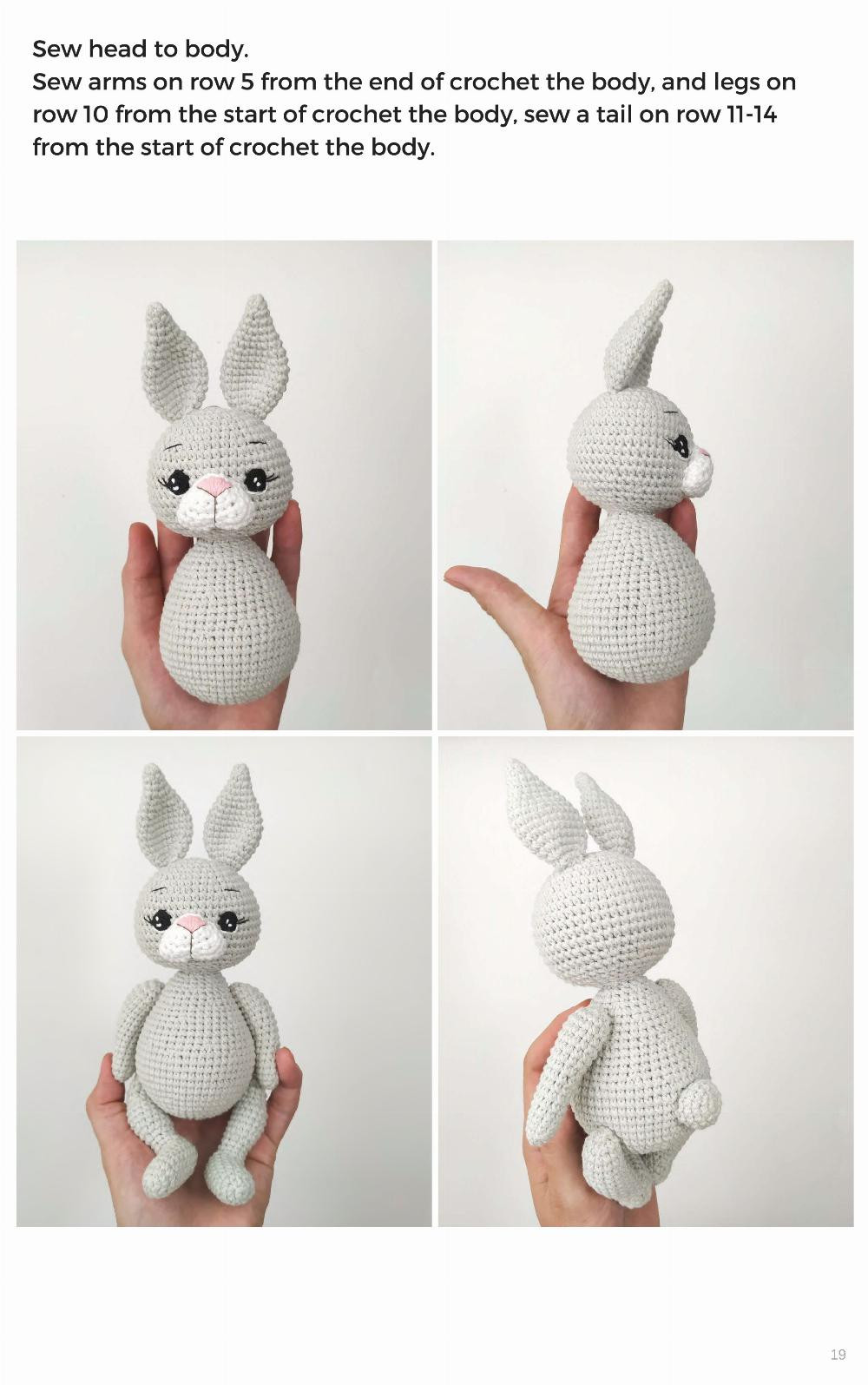 BUNNY HONEY crochet pattern