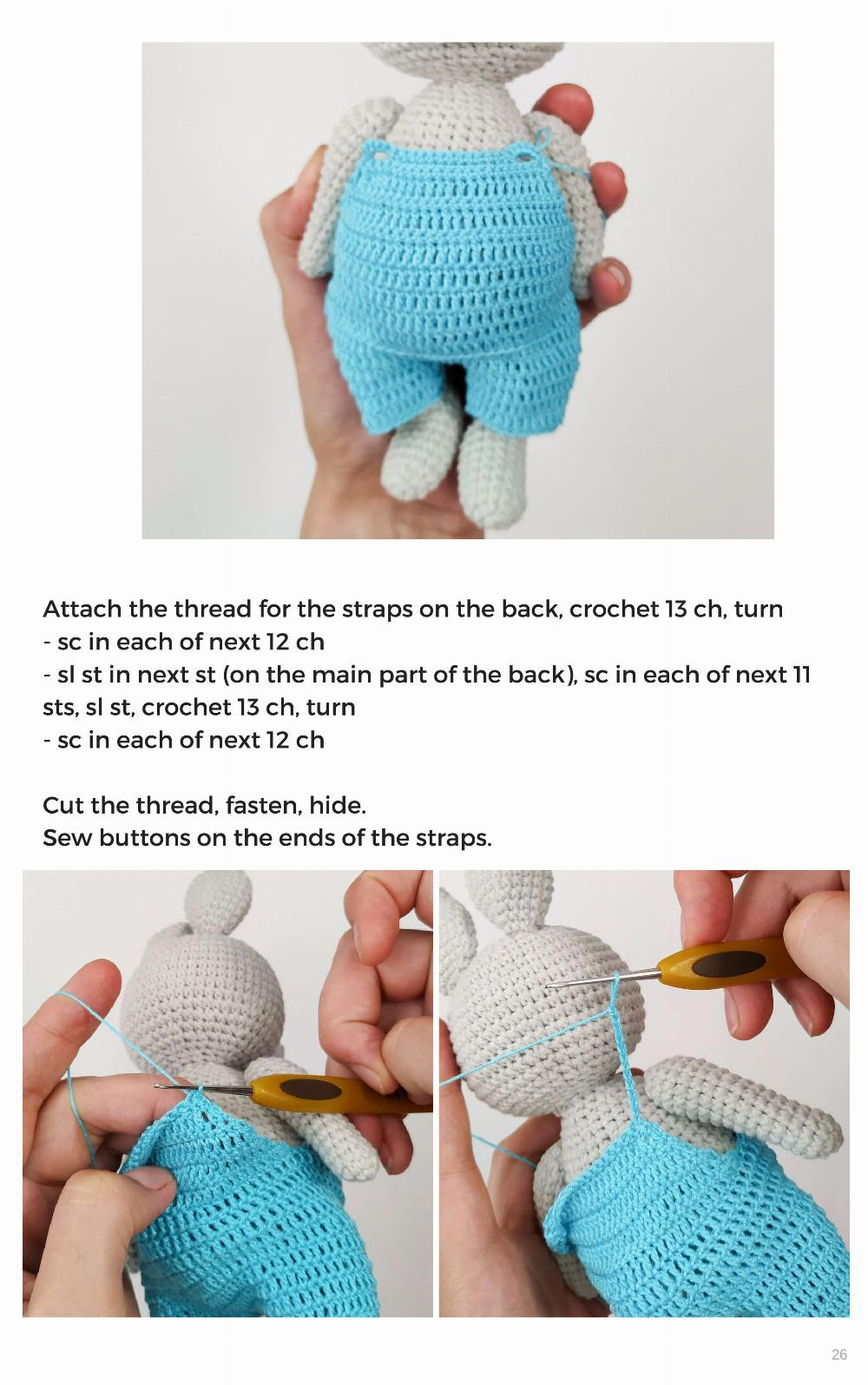 BUNNY HONEY crochet pattern