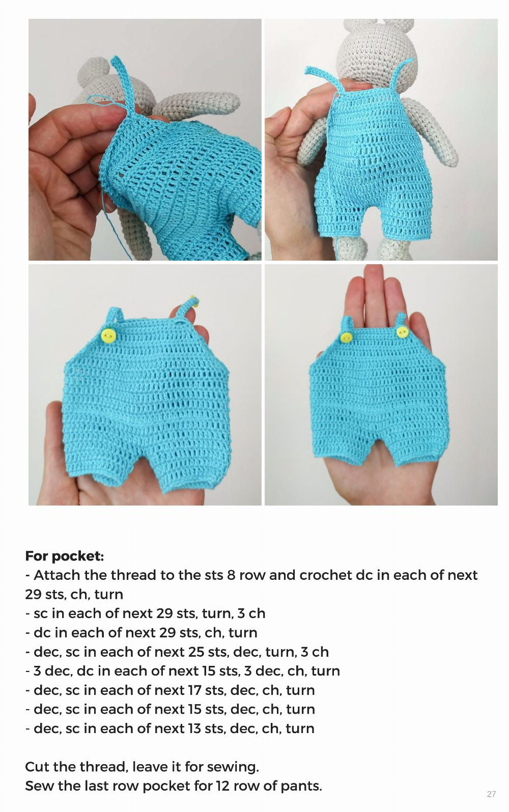 BUNNY HONEY crochet pattern