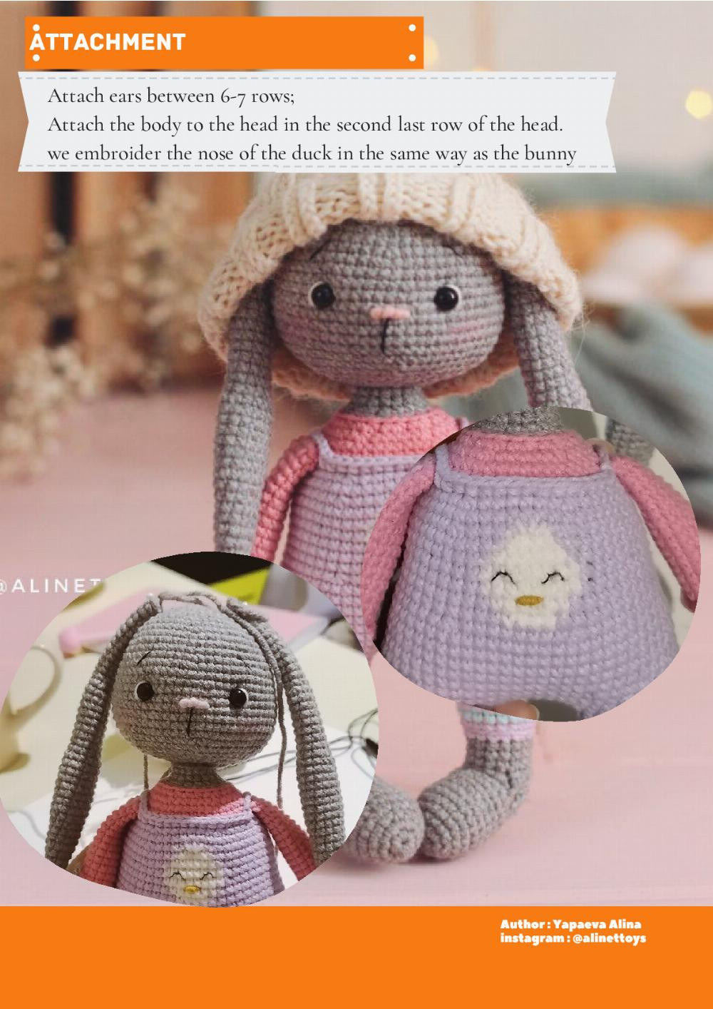 bunny lola crochet pattern