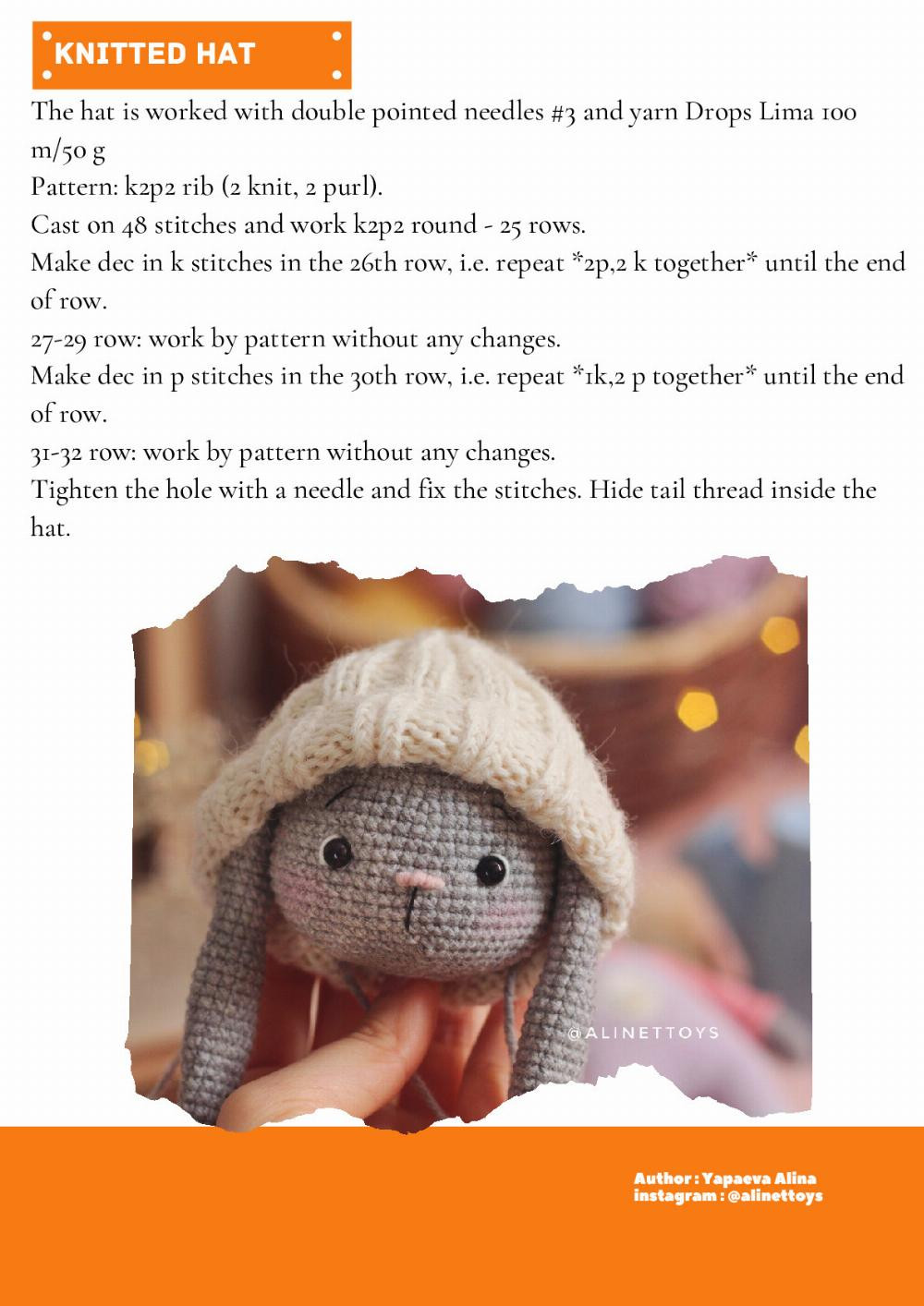 bunny lola crochet pattern