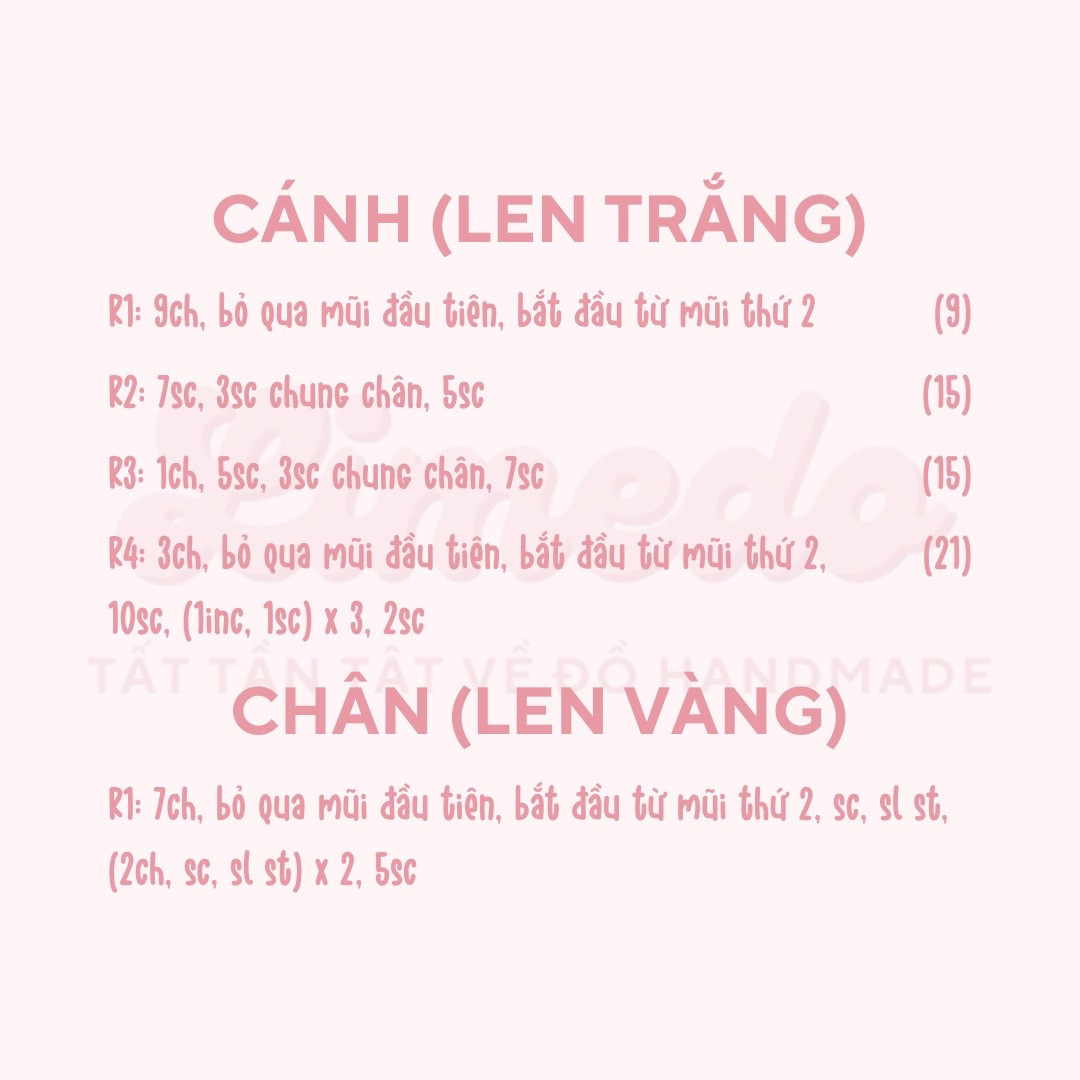 Chart móc bé ngỗng cổ dài