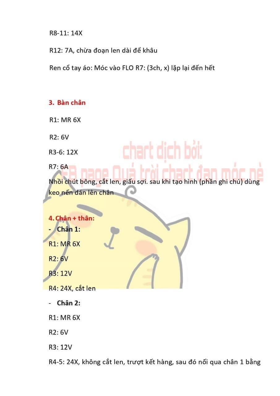 Chart móc bé thỏ tím tai dê