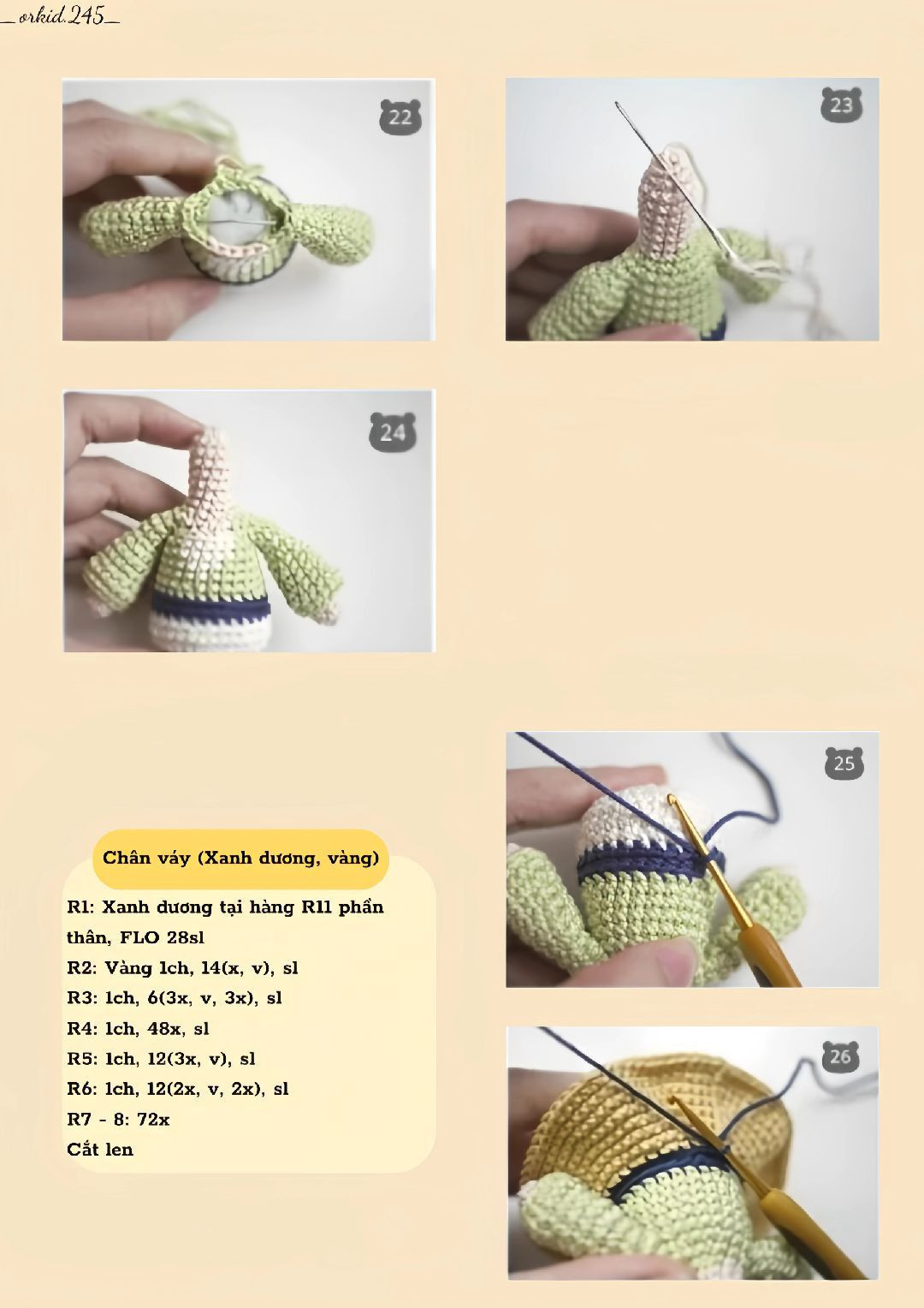 Chart móc búp bê bé gái đang ngồi.