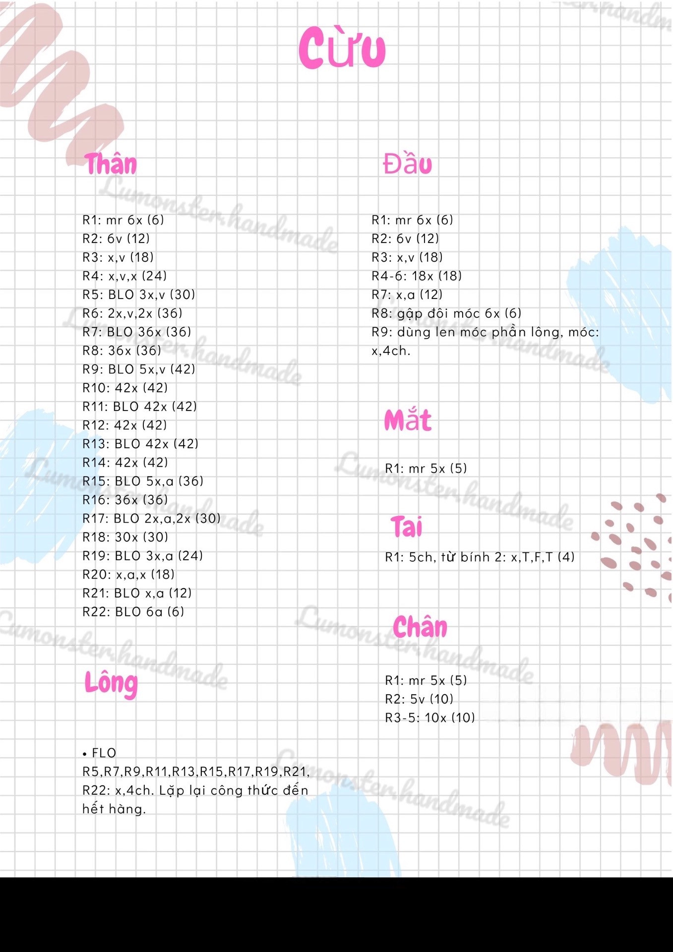 Chart móc cừu