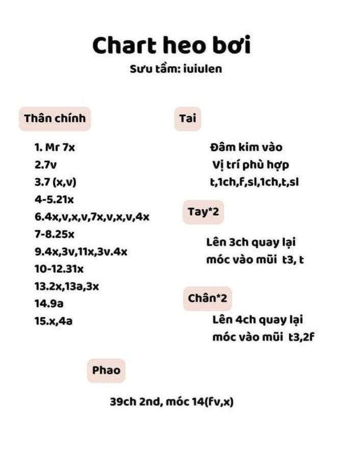 Chart móc khóa heo hồng bơi.