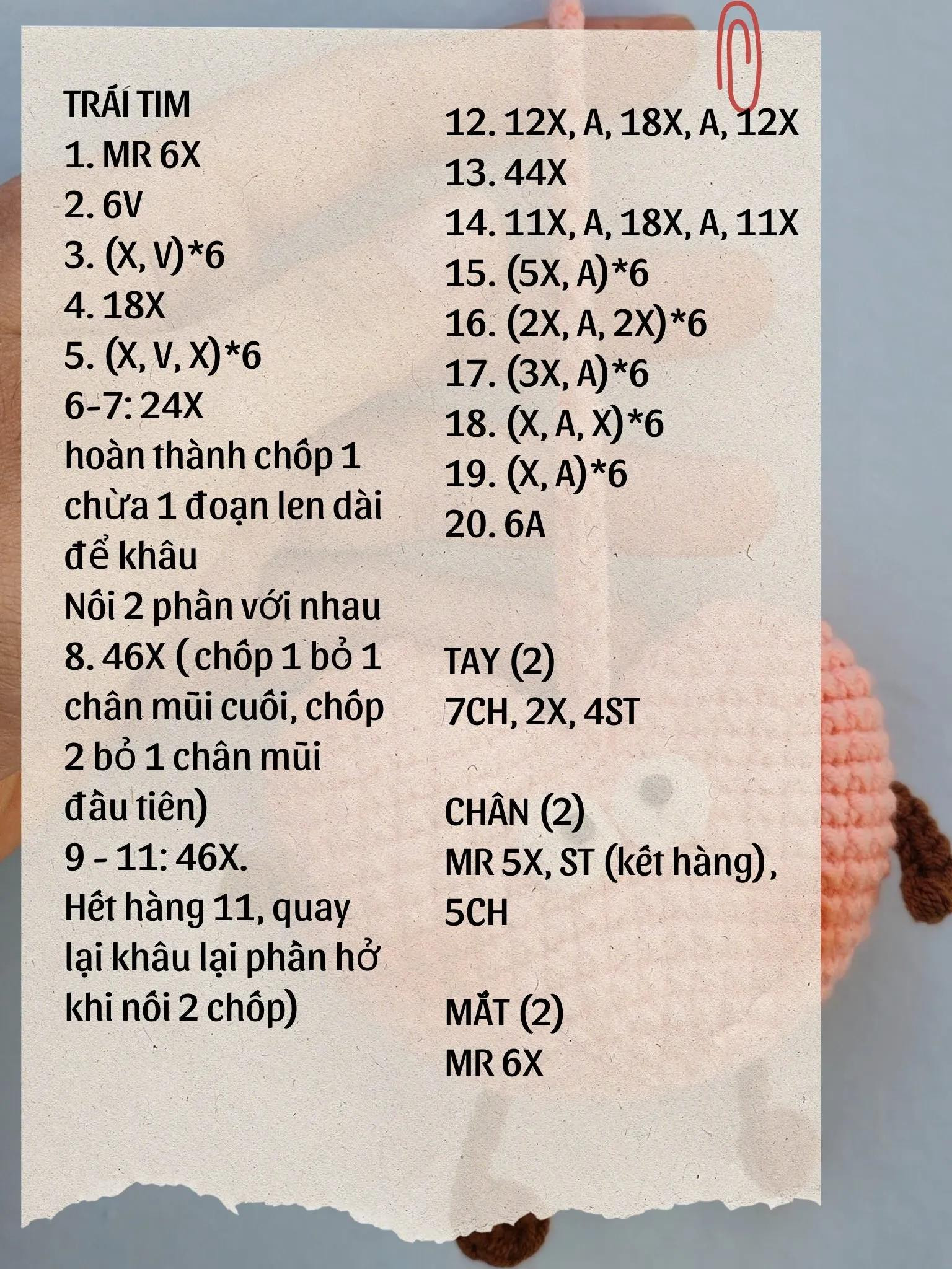 chart móc khóa trái tim có mập đâu