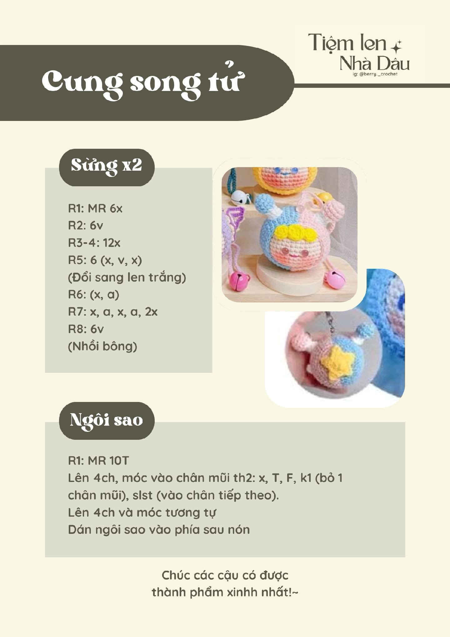 Chart móc len cung song tử