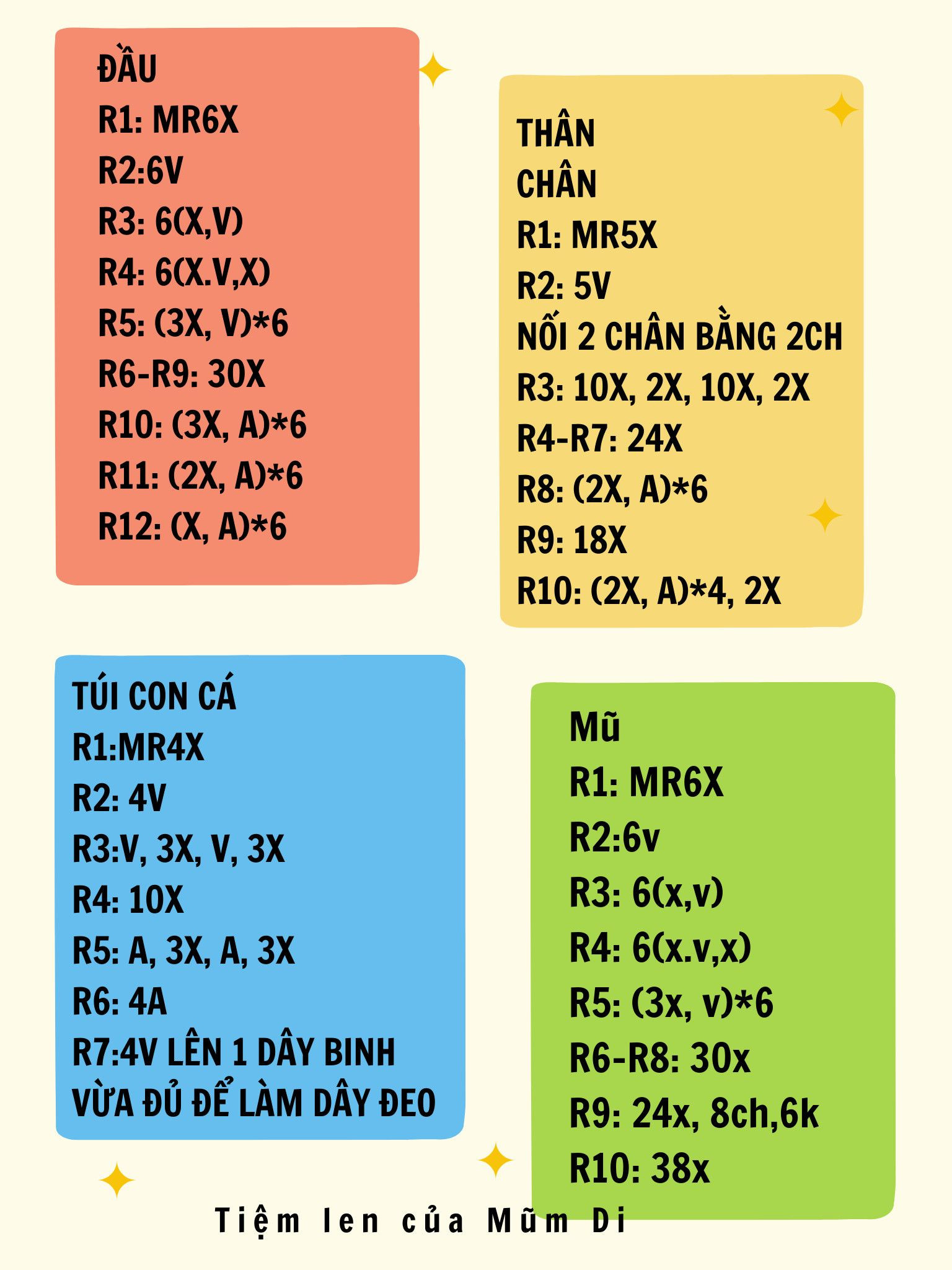 Chart móc mèo đội mũ cà chua.