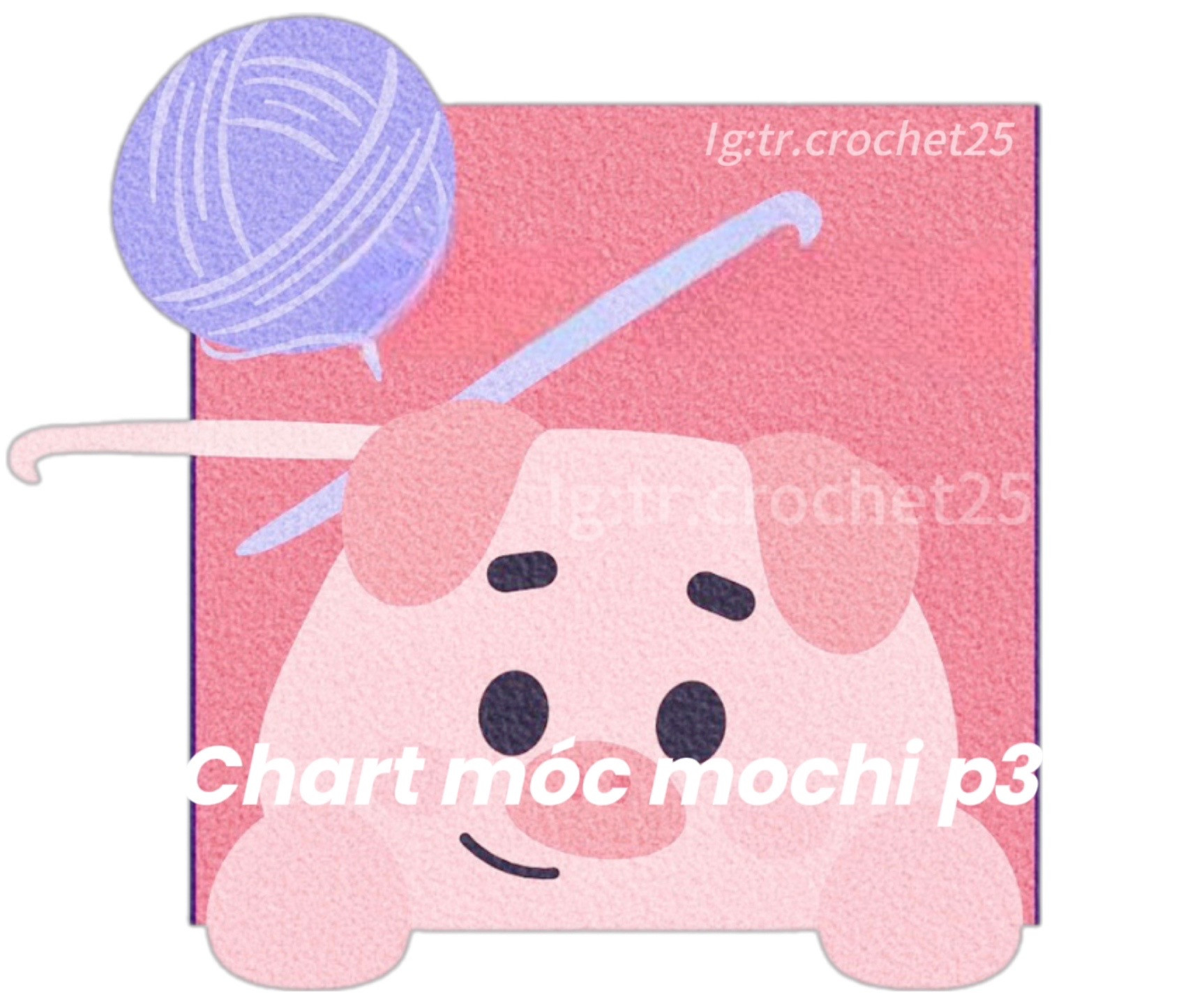 Chart móc mochi chim cánh cụt, chart mochi gấu nhỏ