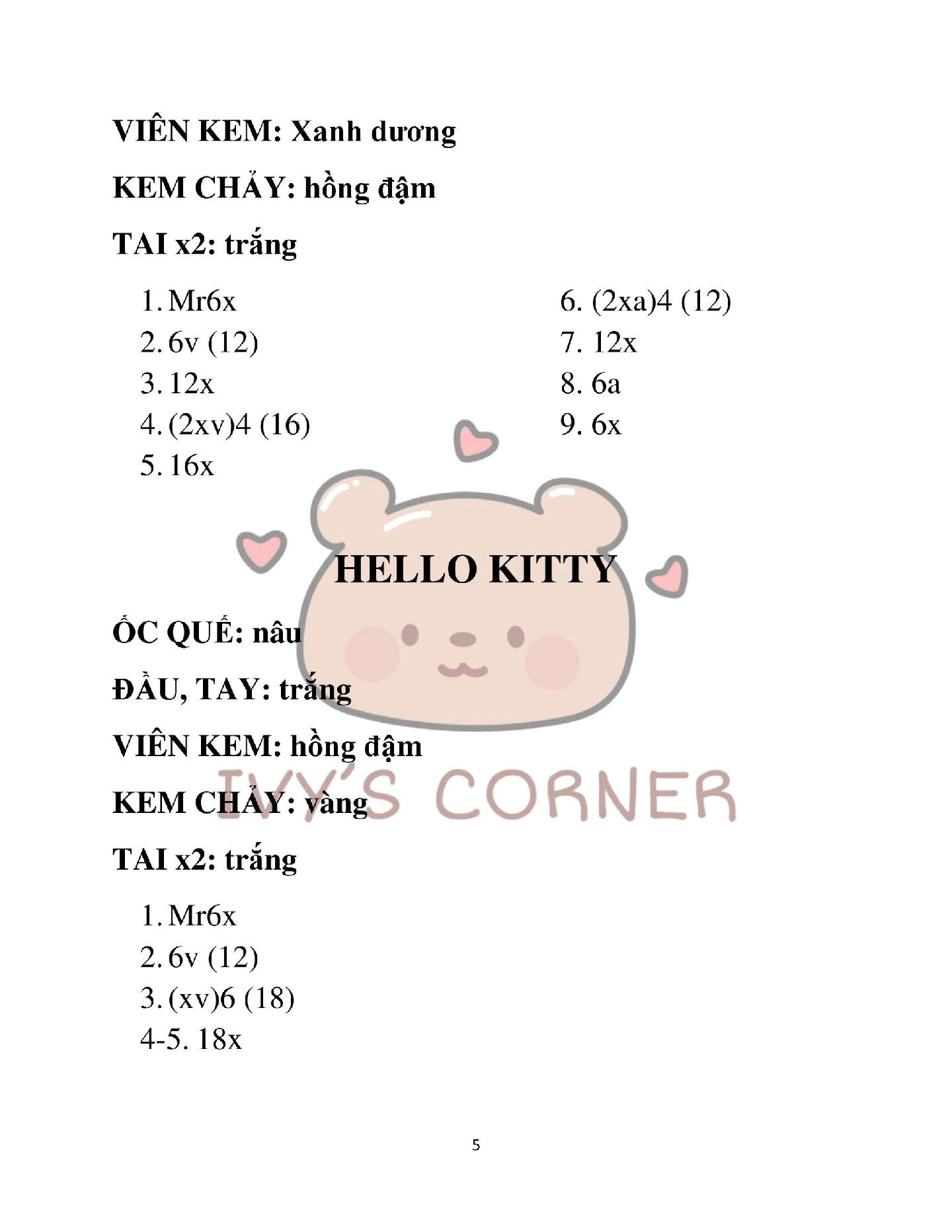 Chart móc set kem ốc quế