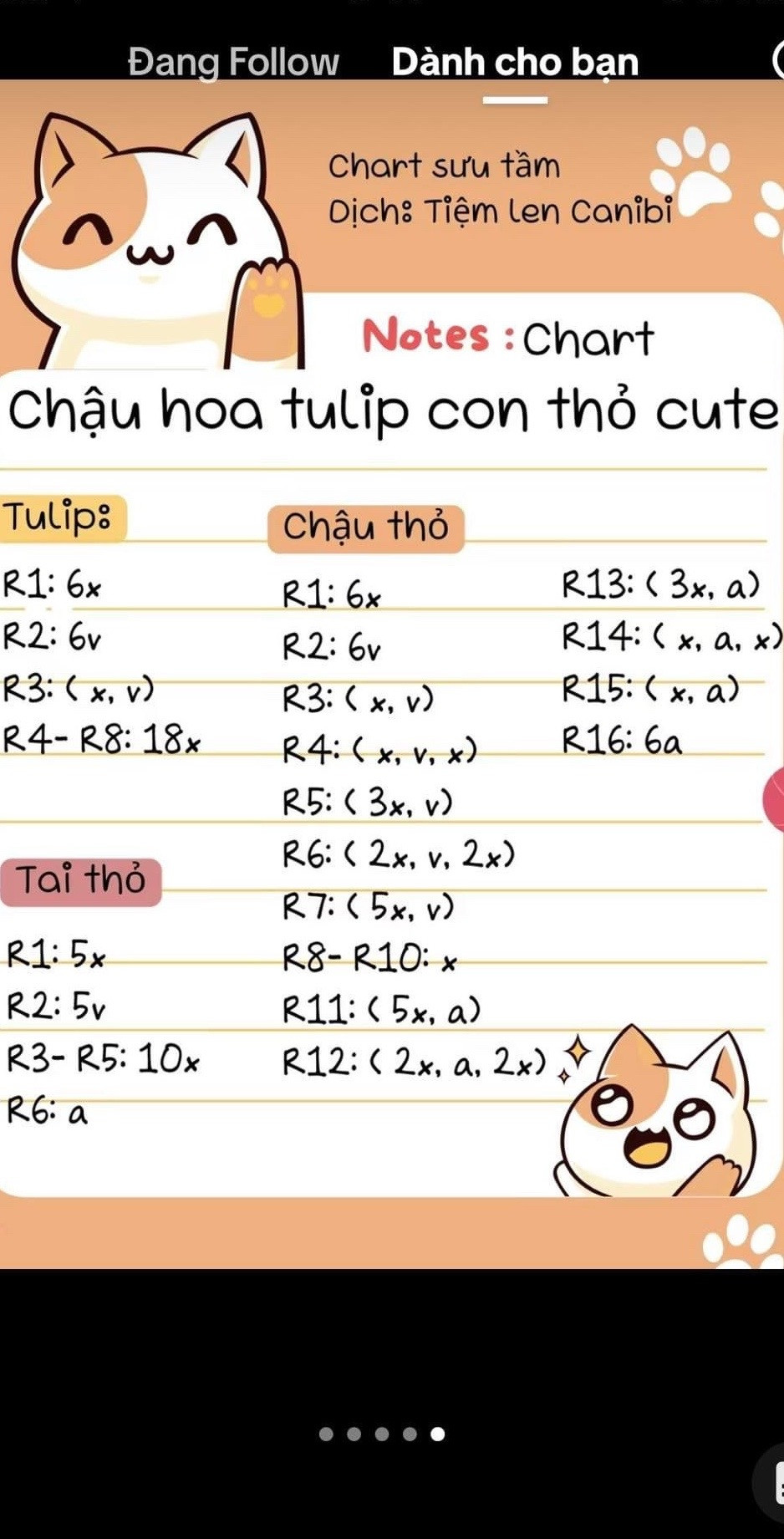 Chậu hoa tulip con thỏ cute