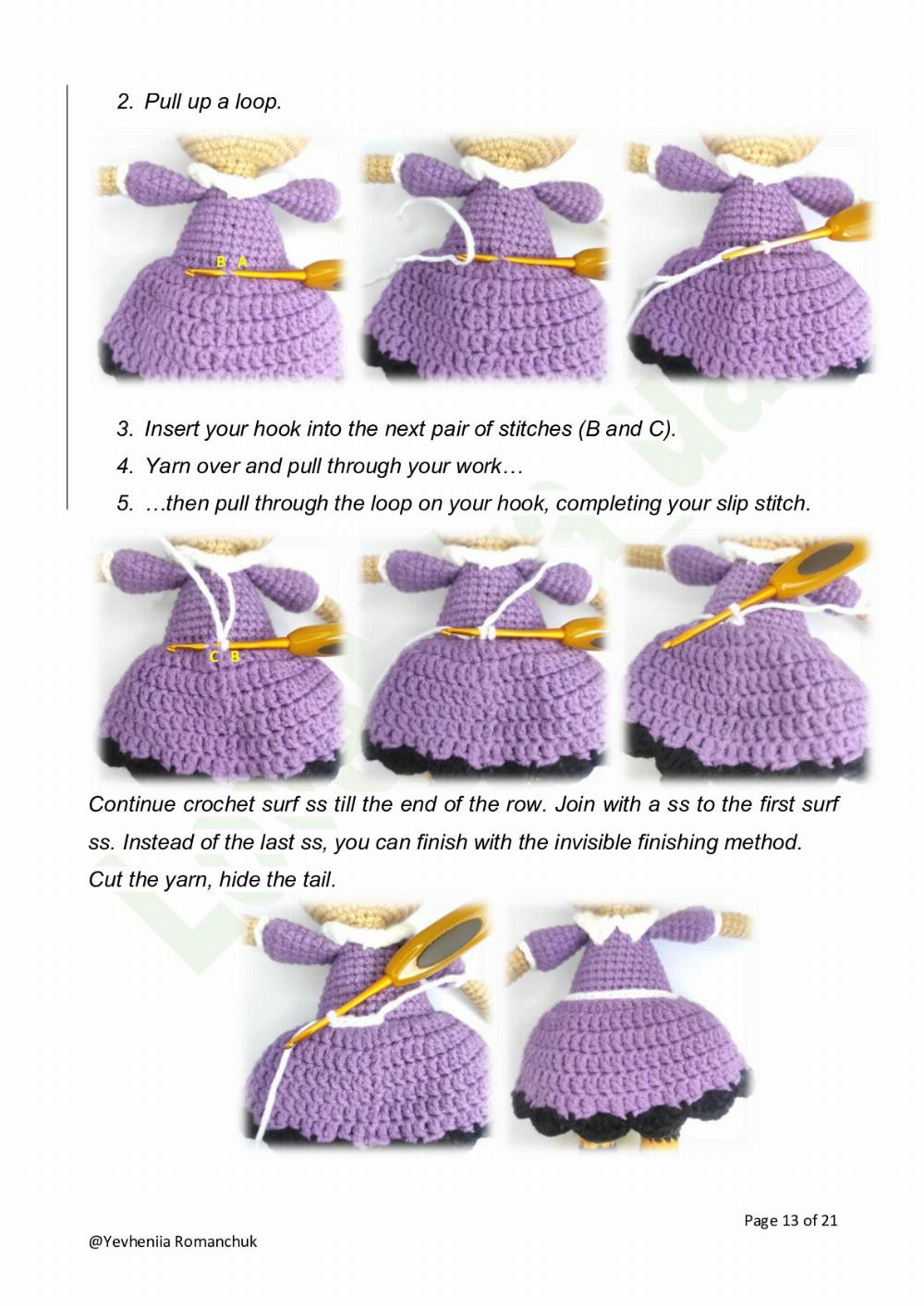 corinne the little kind witch crochet pattern