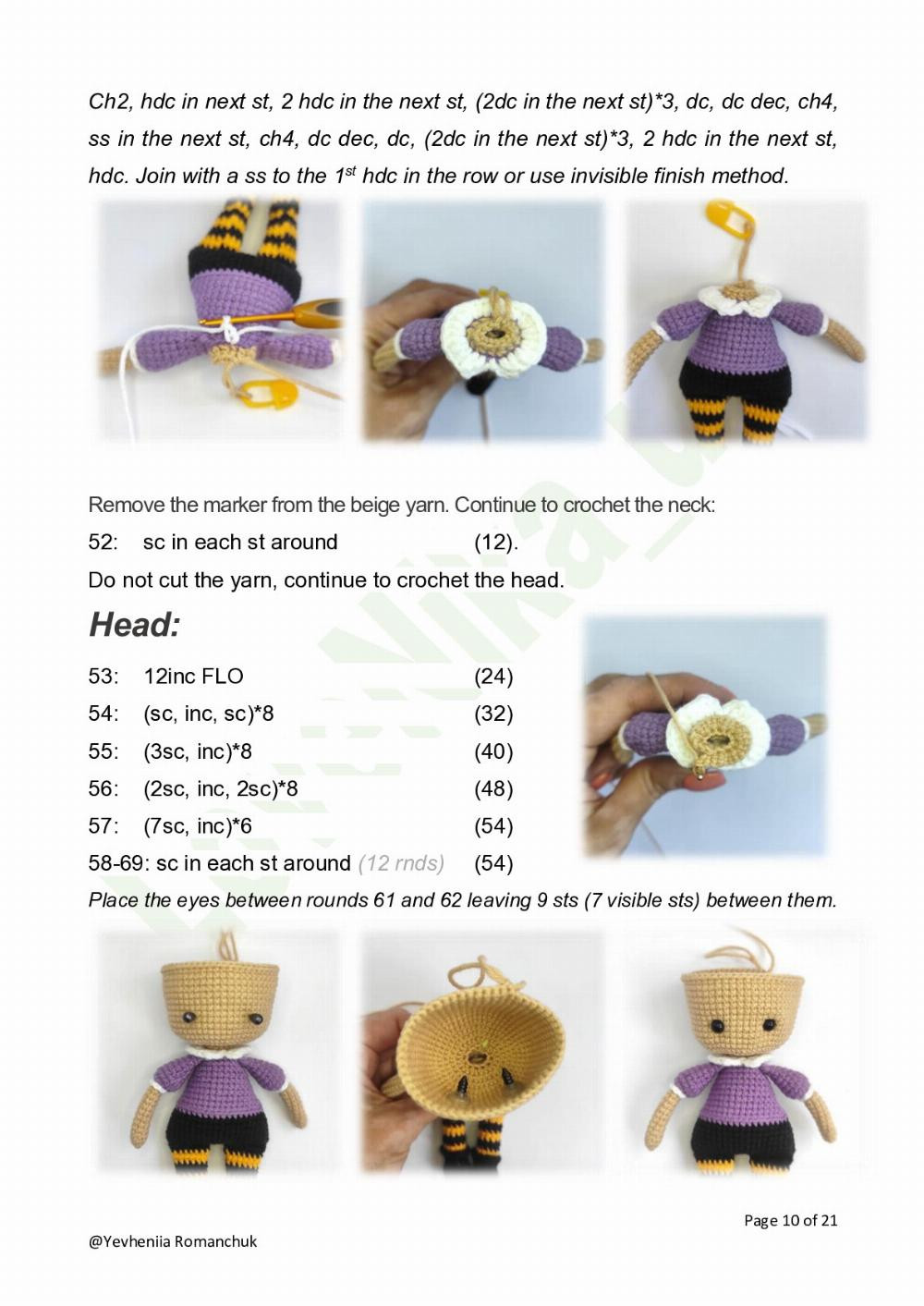 corinne the little kind witch crochet pattern