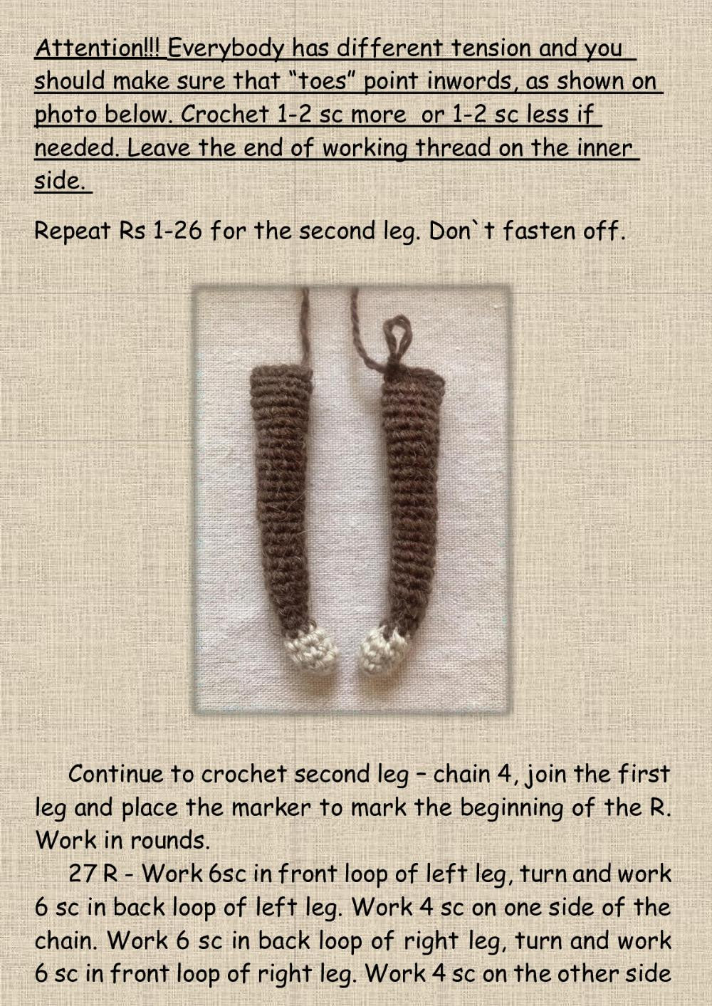 Crochet and knitting pattern “Horse”