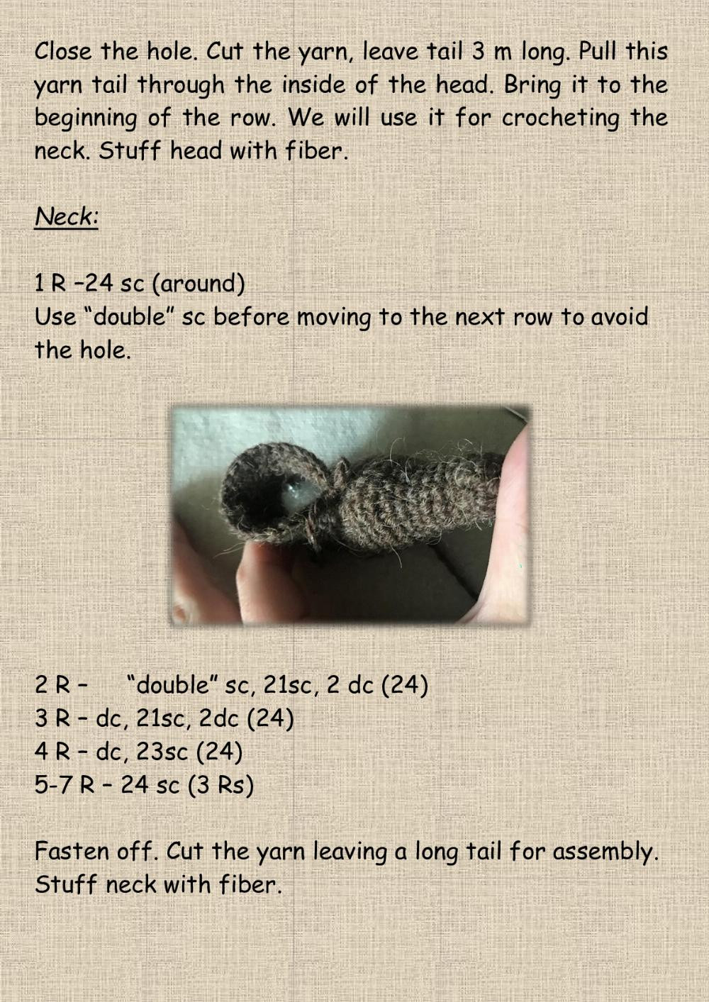 Crochet and knitting pattern “Horse”