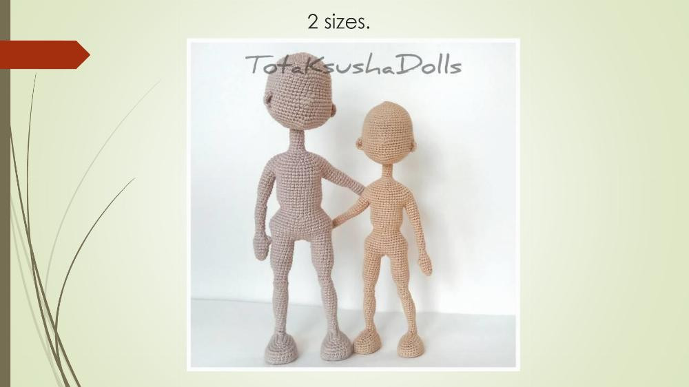 Crochet doll, based body