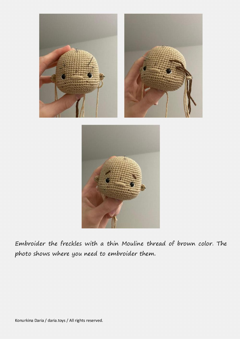 Crochet pattern «Alice, the Doll»