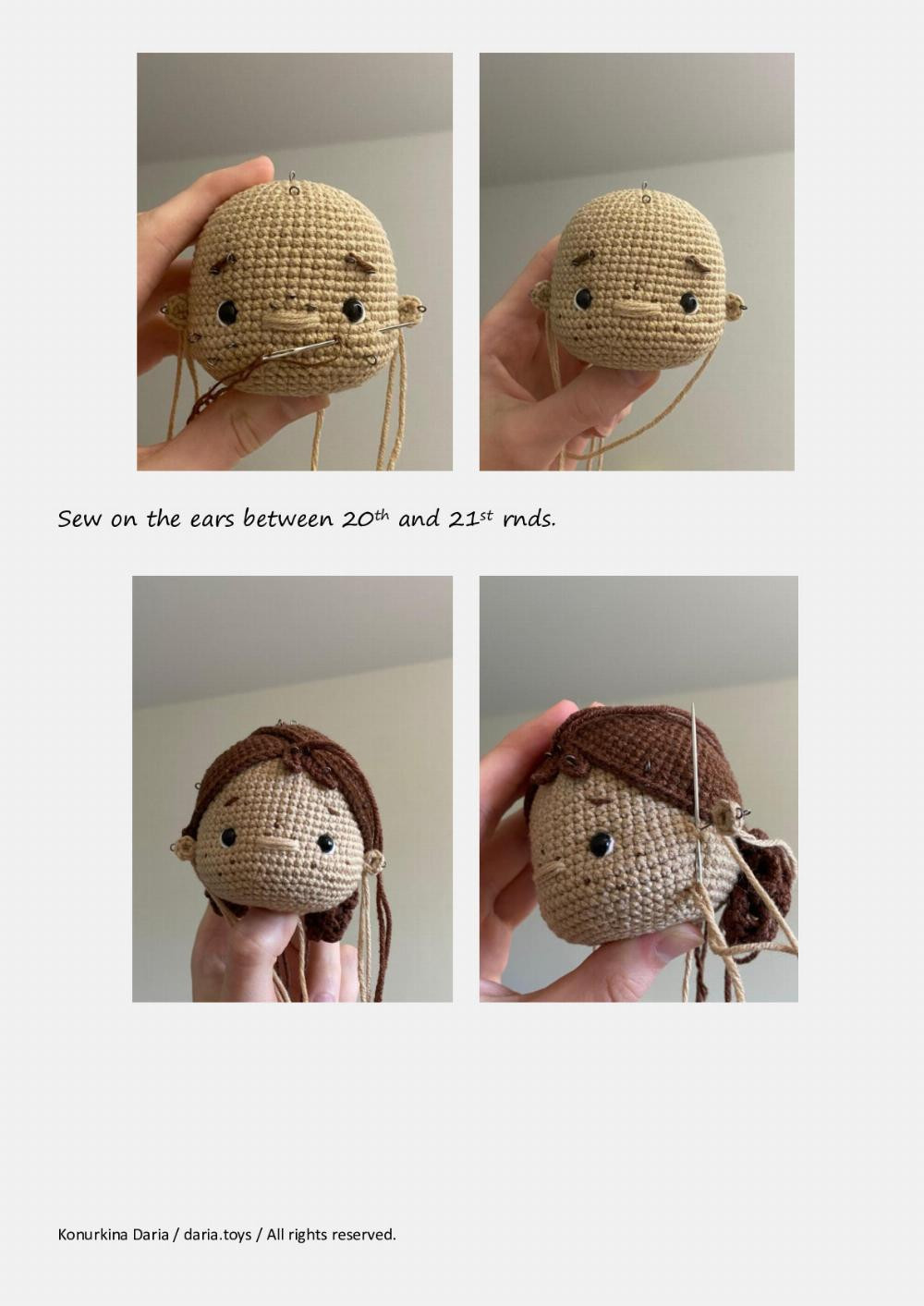 Crochet pattern «Alice, the Doll»