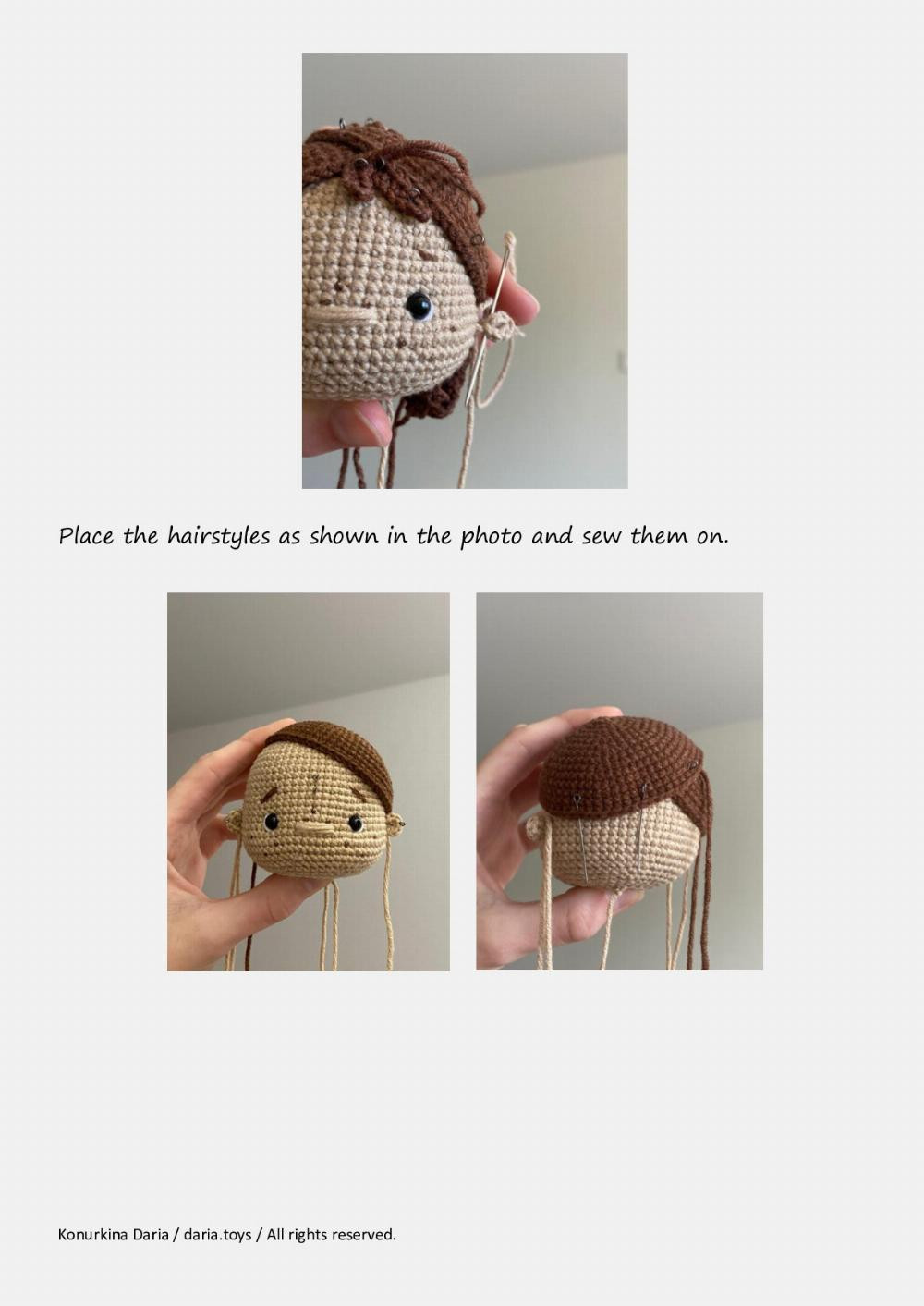 Crochet pattern «Alice, the Doll»