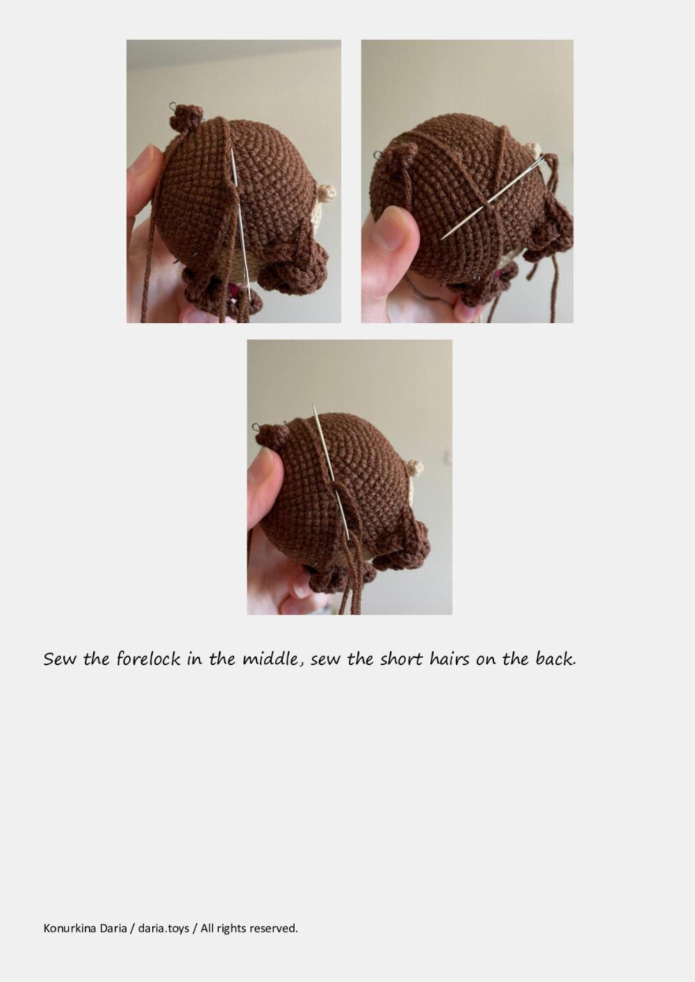 Crochet pattern «Alice, the Doll»