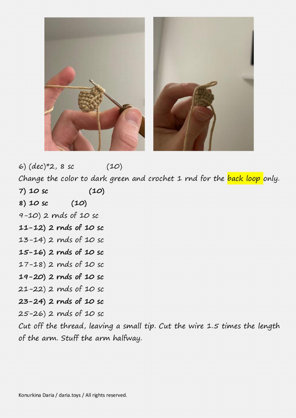 Crochet pattern «Alice, the Doll»