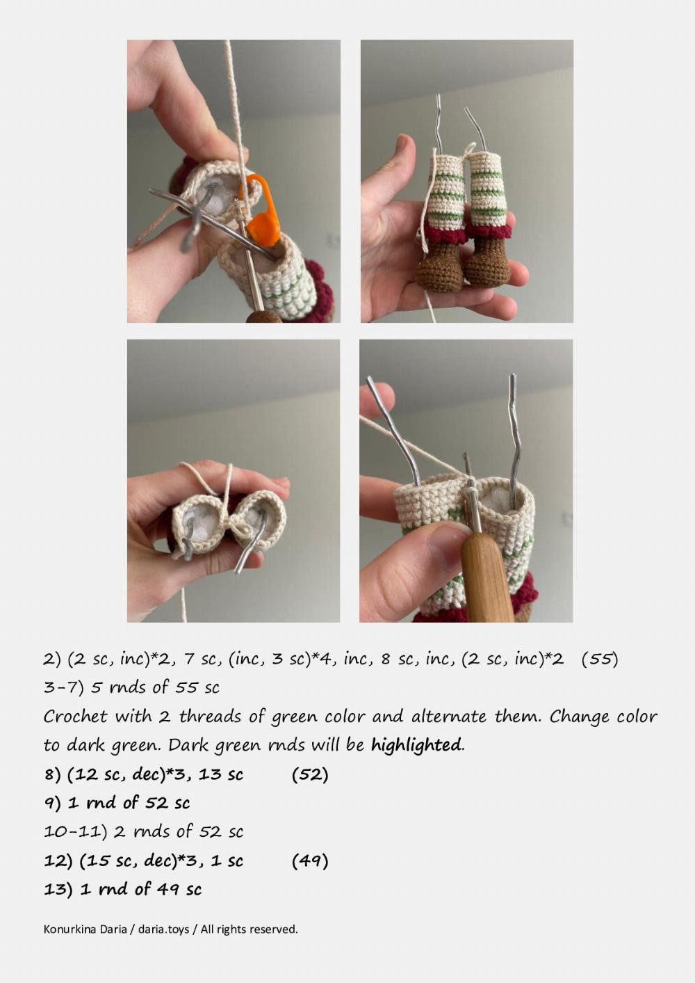 Crochet pattern «Alice, the Doll»