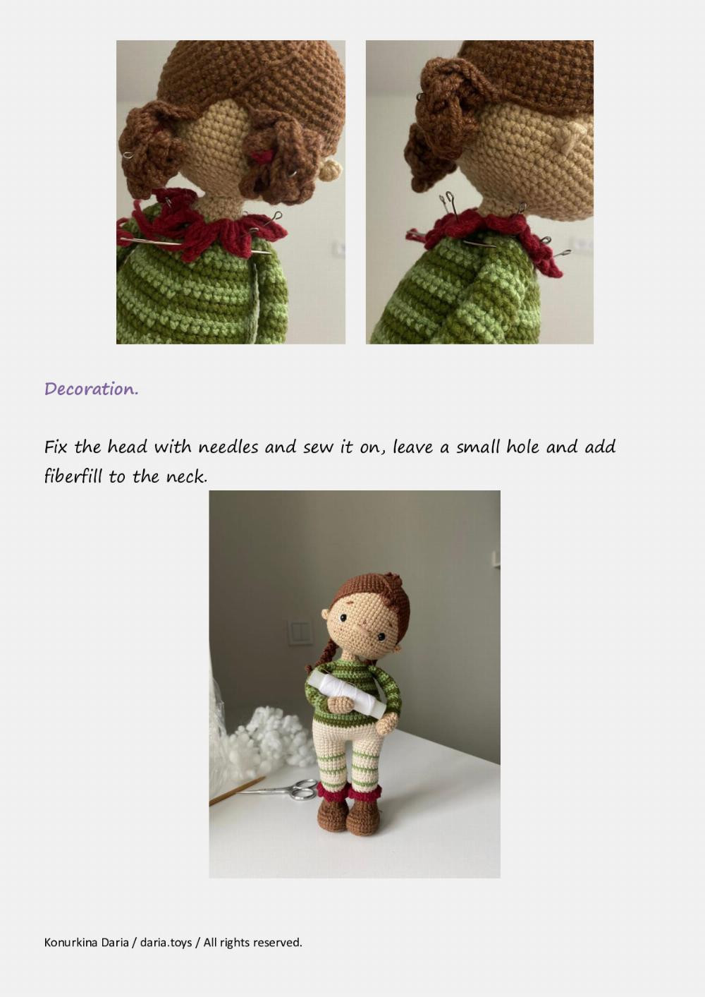 Crochet pattern «Alice, the Doll»