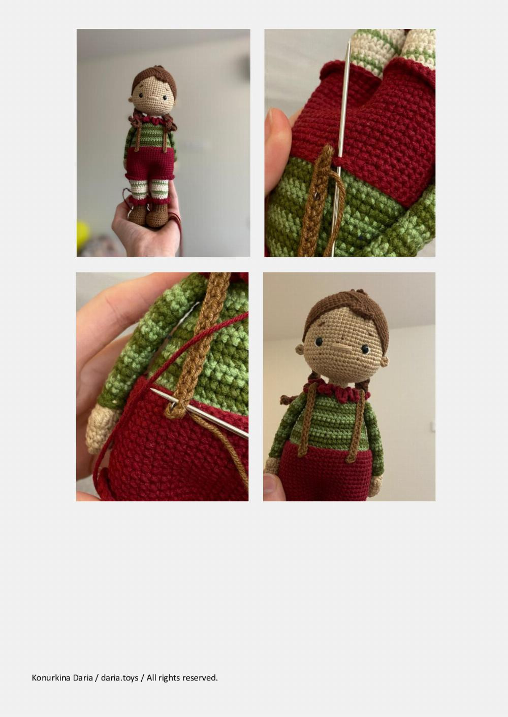 Crochet pattern «Alice, the Doll»