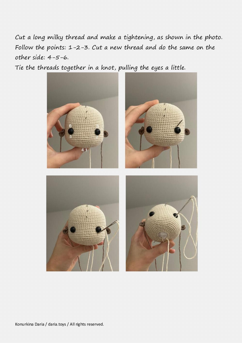 Crochet pattern «Alisha, the Doll»