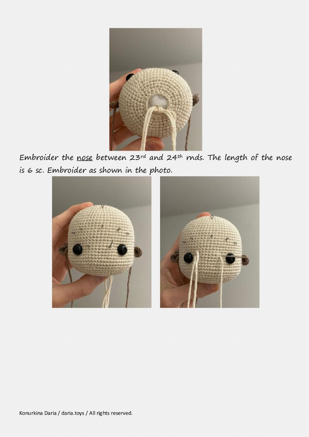 Crochet pattern «Alisha, the Doll»