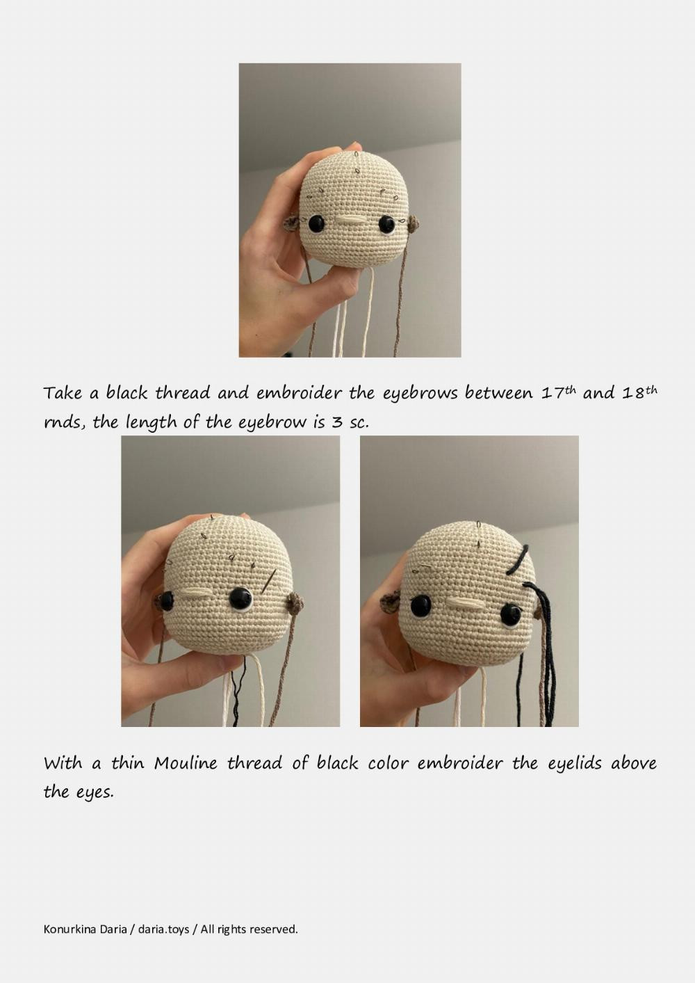 Crochet pattern «Alisha, the Doll»