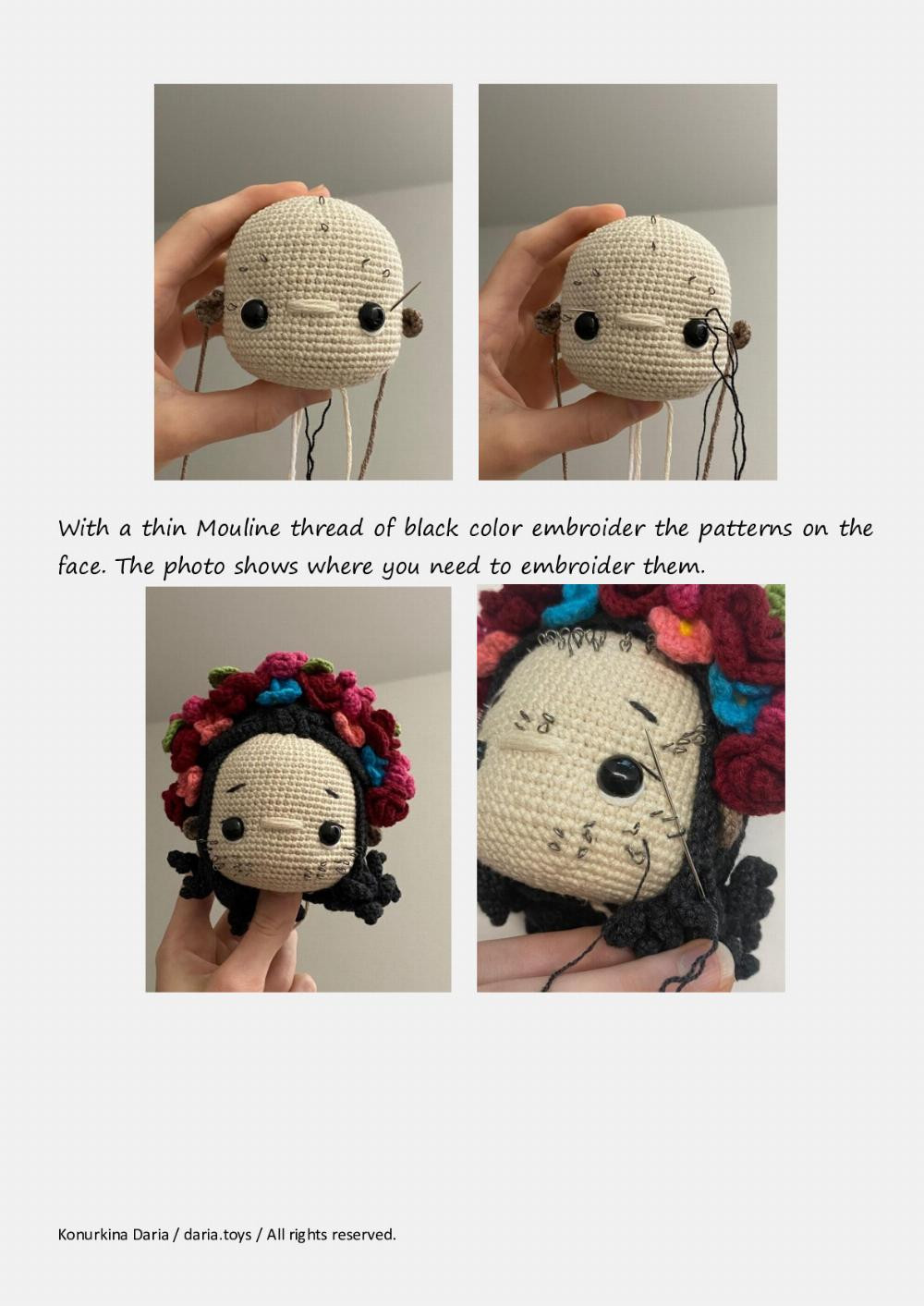 Crochet pattern «Alisha, the Doll»