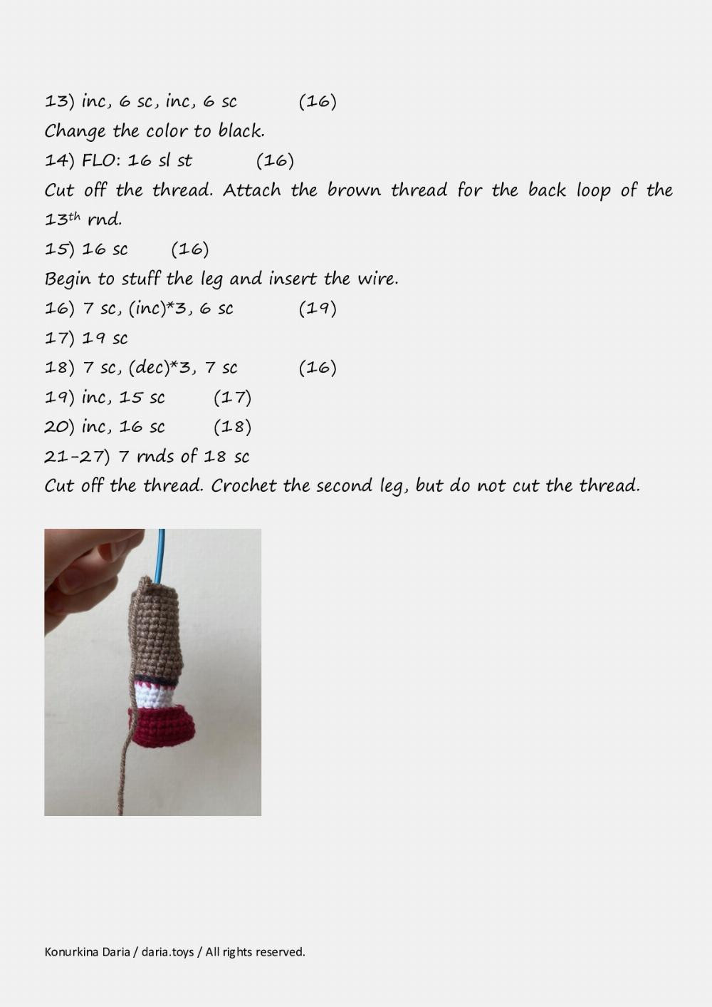 Crochet pattern «Alisha, the Doll»