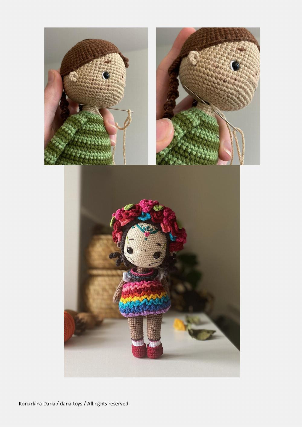 Crochet pattern «Alisha, the Doll»