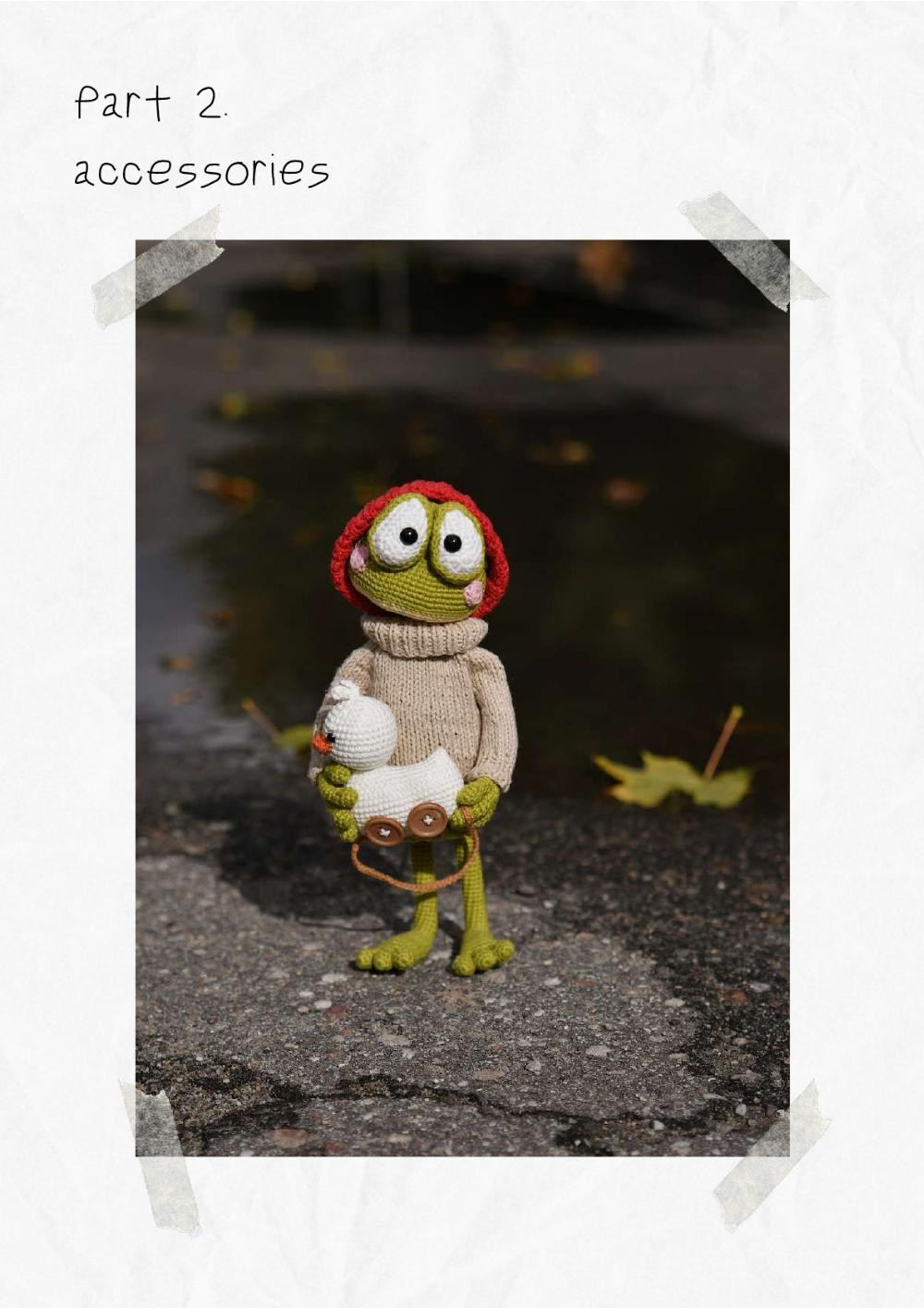 crochet pattern AUTUMN OUTFIT for FROGGY