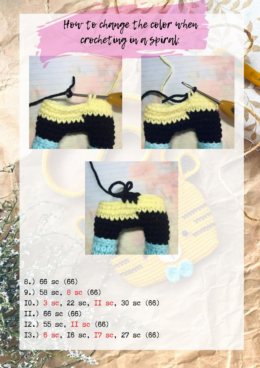 Crochet pattern "Bag Tiger"