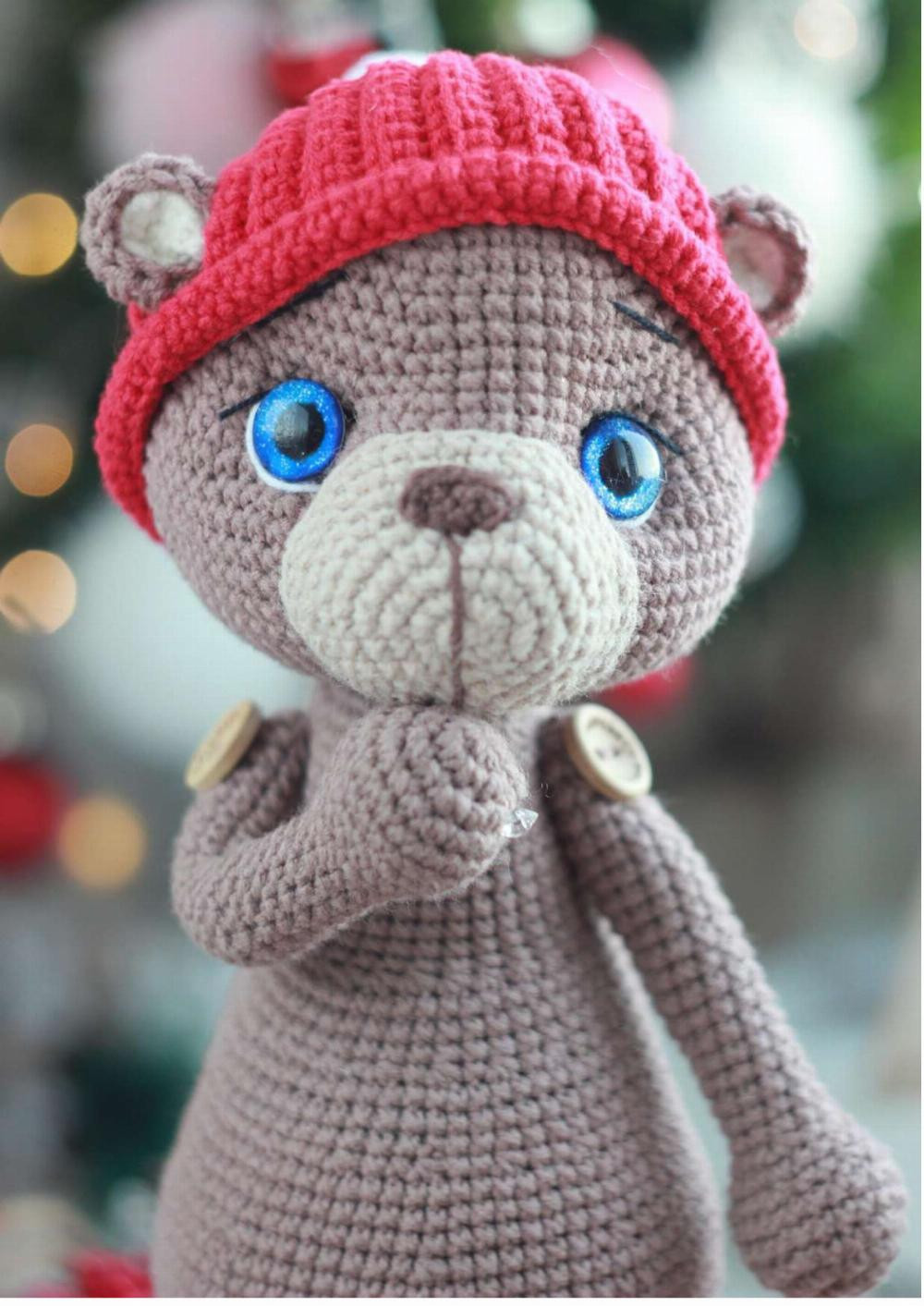 crochet pattern bear dandy