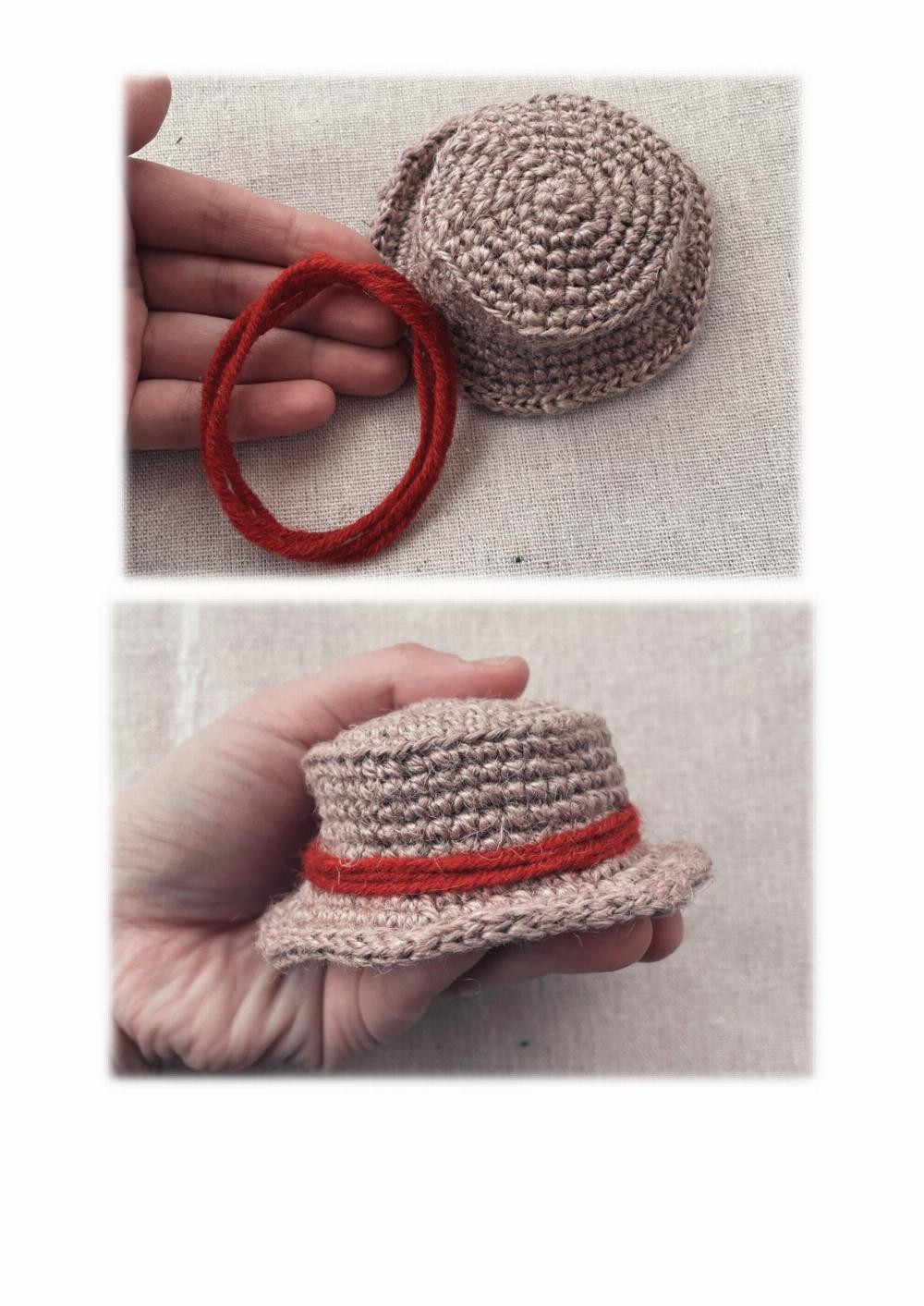 Crochet pattern «Bear in hat»