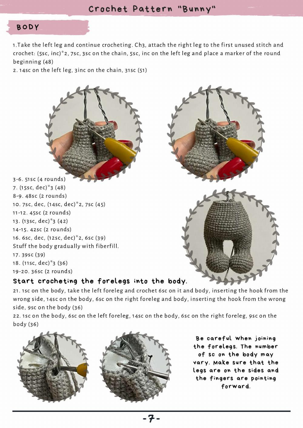 CROCHET PATTERN "BUNNY"