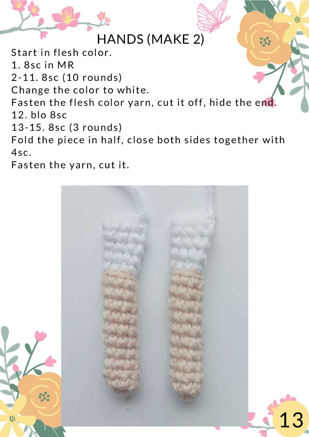 CROCHET PATTERN Butterfly doll