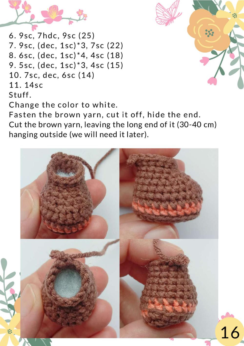 CROCHET PATTERN Butterfly doll