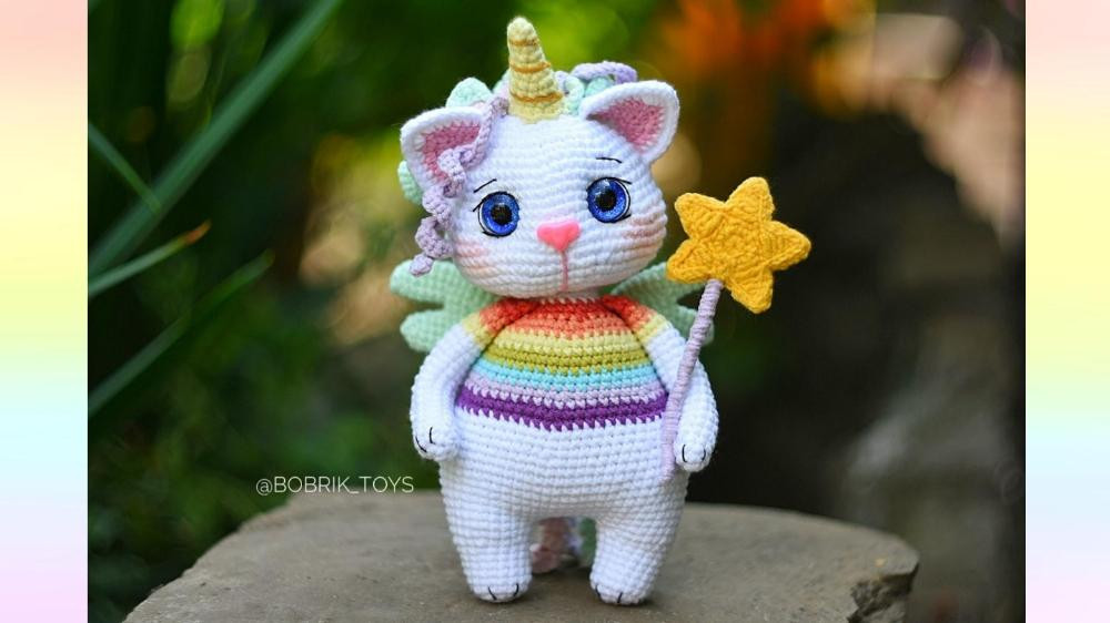 Crochet pattern Cat the Unicorn