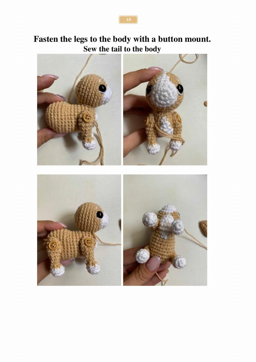 CROCHET PATTERN CHIHUAHUA dog