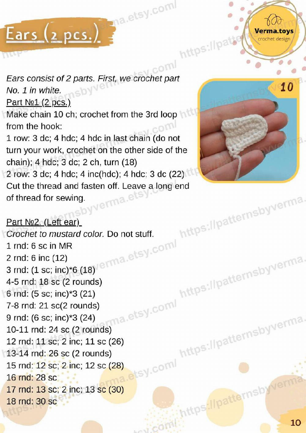 CROCHET PATTERN "Corgi dog"