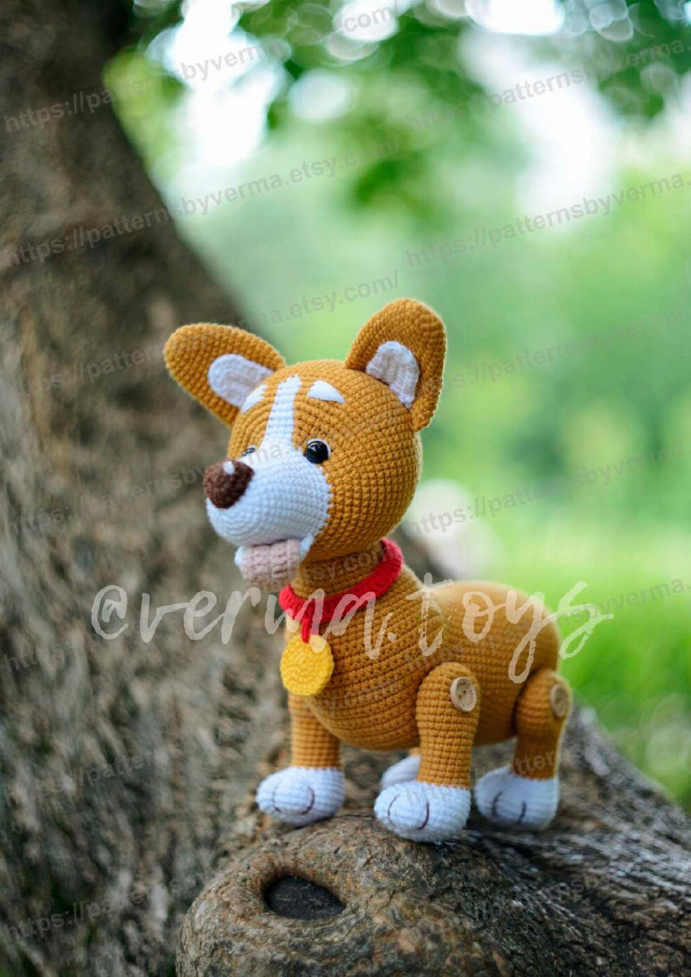 CROCHET PATTERN "Corgi dog"