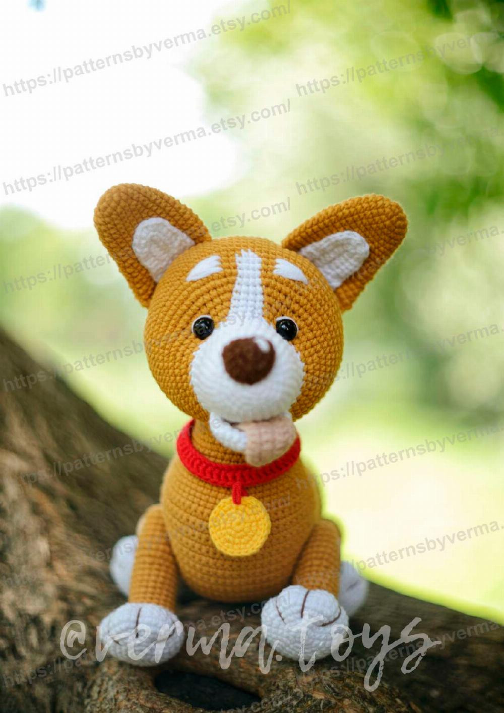 CROCHET PATTERN "Corgi dog"