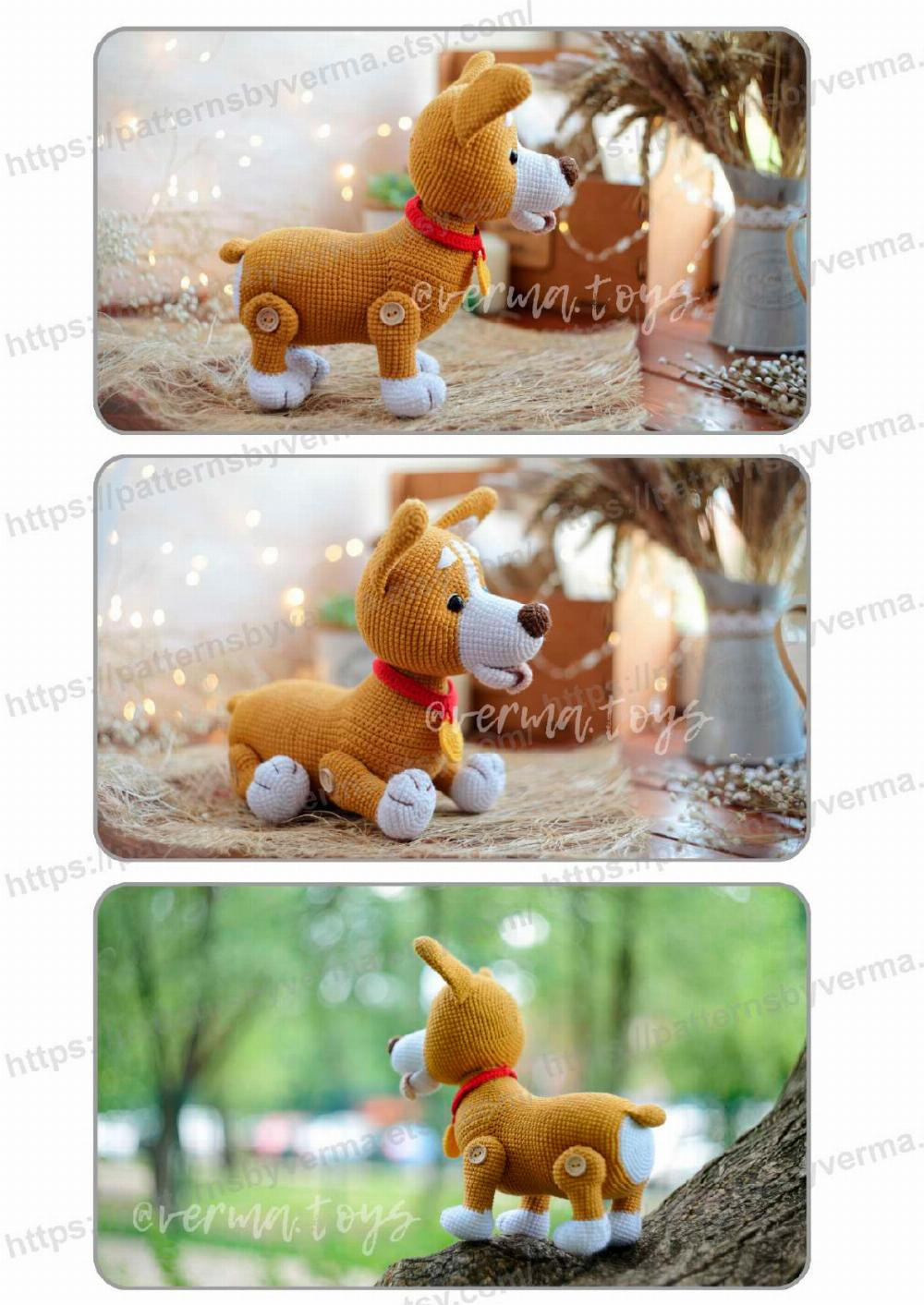 CROCHET PATTERN "Corgi dog"